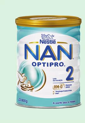 NAN OPTIPRO 2, 3 e 4 (800 g) NAN OPTIPRO 2 é um leite de transição para lactentes a partir dos 6 meses de idade.