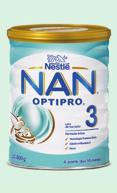 NAN OPTIPRO 4 é uma bebida láctea infantil (leite de crescimento) para crianças a partir dos 12 meses de idade.