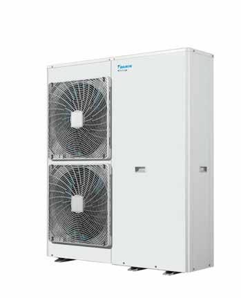 AQUECIMENTO Gama de 11-16 kw Daikin Altherma monobloco 0,5 m 3* A ++ 55 C Conceito tudo-em-um