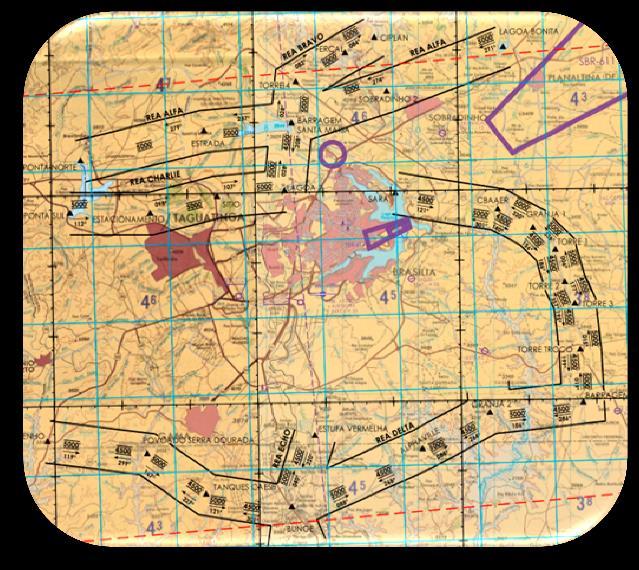 RÁDIOS AUXÍLIOS TIPO NOME ID FREQ RMK VOR/DME Brasília BSI 116.300 VOR/DME Formoso FSA 112.700 VOR/DME Luziânia LUZ 113.100 ILS/LOC RWY AD ID FREQ CRS CAT 11L SBBR IBR 110.