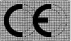 O equipamento colocado no mercado ou em serviço, deve exibir a marcação CE de conformidade, que consiste nas iniciais «CE».