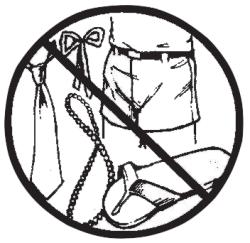 As pessoas que estiverem dentro da área de perigo (num raio 15 metros em torno do equipamento), também deverão usar óculos de proteção.