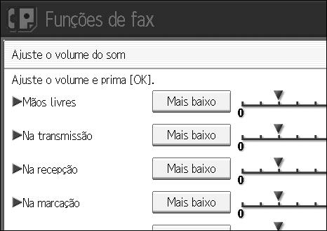 PT AMG003S O visor Em espera aparece. Nota Pode ajustar o volume Mãos Livres premindo a tecla [MLivres]. Consulte Referência de Fax.