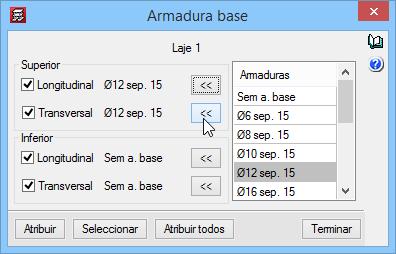 114 Fig. 1.220 Prima agora em Atribuir todos, para que as lajes deste grupo tenham a mesma armadura base.