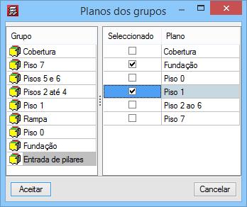 Salienta-se que nas máscaras DWG estão referenciados os nomes dos pilares e está representado, em cada pilar, um pequeno círculo vermelho cujo centro representa o ponto