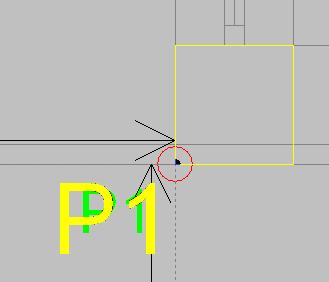 Prima sobre Novo pilar, agora introduz-se o pilar P2, que estará à direita do P1, seguindo os mesmos