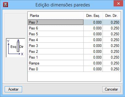 35 Fig. 1.59 Prima no ponto final onde se situa o cursor, correspondente à figura seguinte. Fig. 1.60 Surge a janela para especificar a espessura da parede, coloque de acordo com a figura seguinte, por fim, prima em Aceitar.