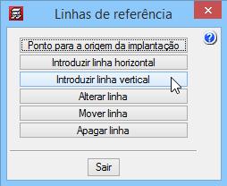 39 Fig. 1.70 Prima sobre a linha de implantação vertical do pilar P7, como está ilustrado na figura seguinte. Fig. 1.71 Surge uma janela, onde especificará o nome da respectiva linha.