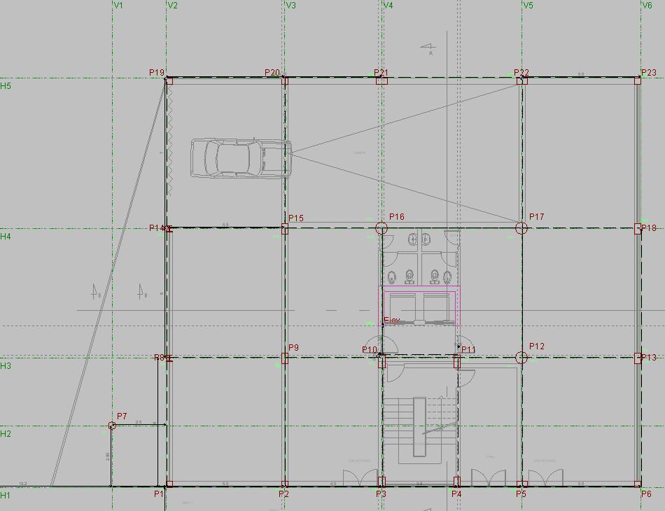 40 Fig. 1.73 1.3.7. Introdução do grupo 1 Para dar inicio à introdução, prima sobre Entrada de vigas. Fig. 1.74 Encontra-se situado ao nível do grupo 1, que é a primeira planta, Piso 0. Fig. 1.75 1.3.7.1. Vigas e Muros Em primeiro lugar, active a visibilidade das referências dos elementos.