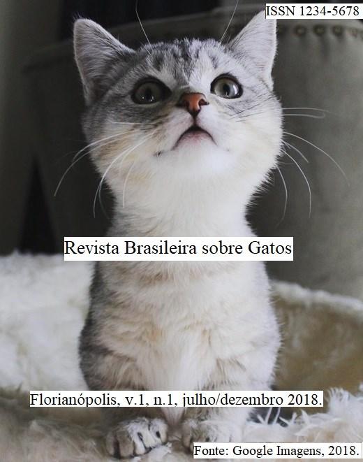 15 6 VISUAL DA REVISTA A identidade visual da Revista Brasileira sobre Gatos foi desenvolvida pela capista.