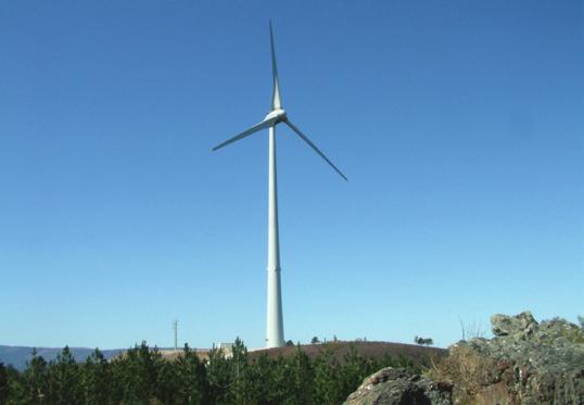 O parque é constituído por um aerogerador ENERCON E-82 instalado a cerca de 1 010 m de altitude e com a potência de 2.0 MW, conducente a uma energia anual média estimada em 6.0 GWh/ano.