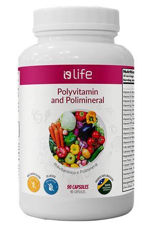 POLYVITAMIN AND POLIMINERAL É um polivitamínico e polimineral que contém todas as vitaminas e minerais essenciais ao organismo em quantidades diárias ideais para o bom funcionamento de todos os