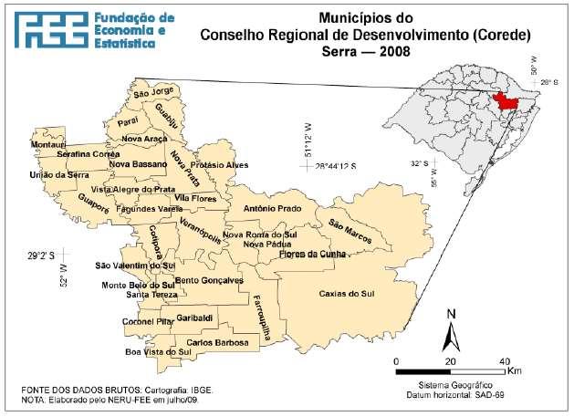 Figura 107: Localização de Santa Tereza Fonte: PMRS Santa Tereza (2013) A