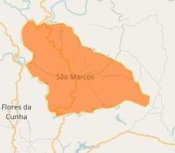 3.13 São Marcos 3.13.1 Histórico No ano de 1885, os italianos começaram a chegar no Município. Deste ano até 1921, São Marcos pertencia a São Francisco de Paula, após, pertenceu a Caxias do Sul.