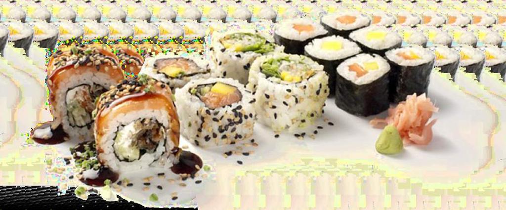 Cozinha Japonesa Sushi no Kg. HOT DOCE (08 unidades)... SASHIMI Sashimi Atum (06 unidades)... Sashimi Salmão (06 unidades)... Sashimi Polvo (06 unidades)... Sashimi Peixe Prego (06 unidades).