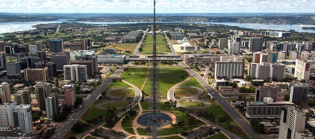 A CIDADE A cidade de Brasília é um