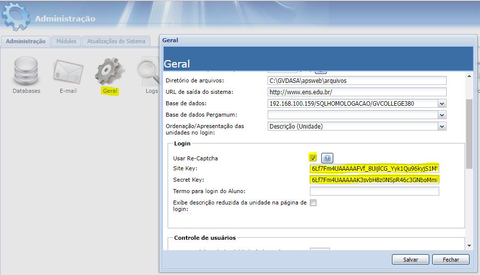 3. Administração do Portal 3.1.
