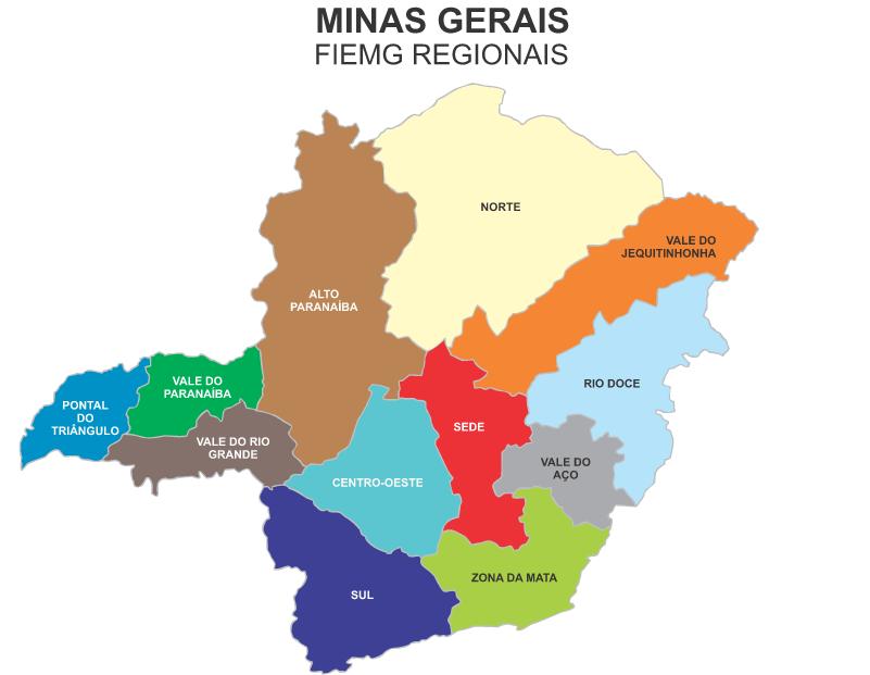 Relação de munícipios por regionais FIEMG SEDE Belo Horizonte (Sede da Regional) Betim