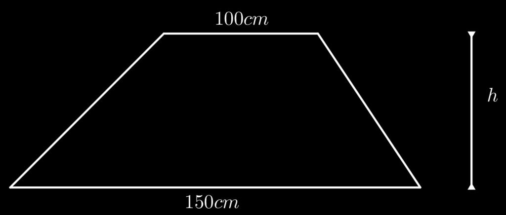 centro de um quadrado de 8cm de área. Determine a área deste triângulo.