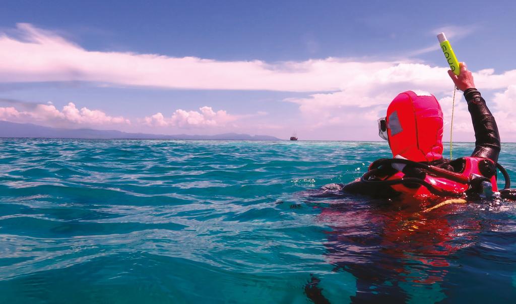 INTRODUÇÃO Ficar perdido Ficar perdido no mar, ou ser deixado para trás, é provavelmente uma das situações mais assustadoras para um mergulhador.