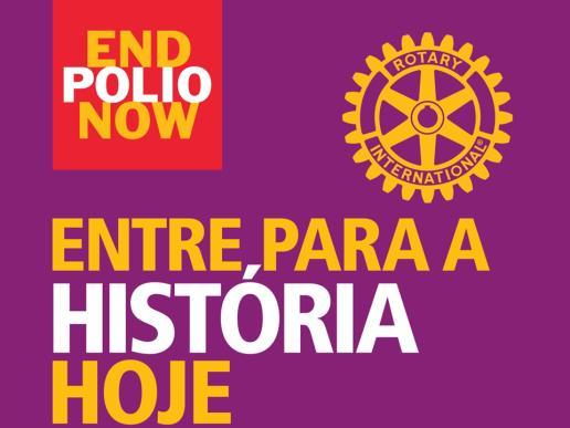 DIA MUNDIAL DE COMBATE À PÓLIO O quarto evento do Rotary em comemoração ao Dia Mundial de Combate à Pólio, em 24 de outubro, dará destaque ao progresso extraordinário alcançado na campanha contra a