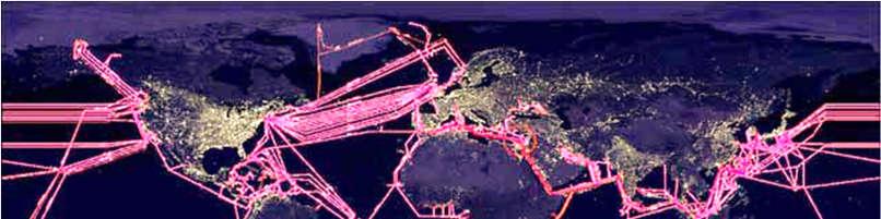 de operação dos cabos elétricos -cabos coaxiais e pares trançados- enfraqueciam o crescimento das comunicações intermunicipais, nacionais e até mesmo mundiais [1][7].