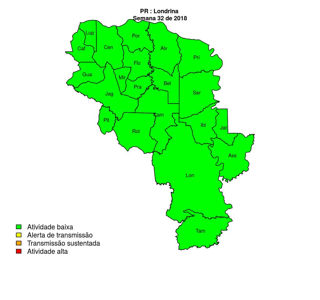 Regional Londrina Desde o início do ano, 842 casos de dengue foram registrados na Regional de Saúde, sendo 8 na última semana.