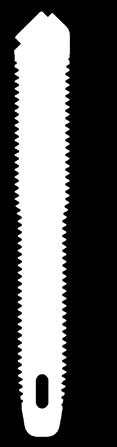 NobelSpeedy Groovy Corpo ligeiramente cônico e ápice cônico Superfície TiUnite no colar e sulcos nas roscas Implantes curtos 7 mm 8.5 mm 10 mm 11.5 mm 13 mm 15 mm 18 mm 3.