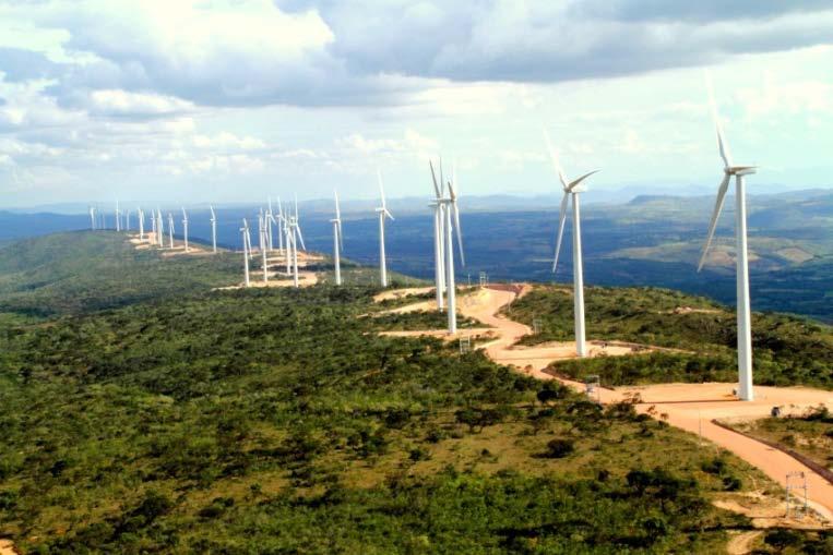 eólico da América Latina, com quatorze parques, 294,4MW de