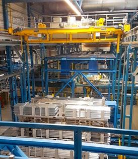 A nova ponte rolante automática na planta de extrusão da Neuman Aluminium em Marktl, na Áustria, é consideravelmente mais eficiente e claramente mais rápida do que suas duas antecessoras juntas.
