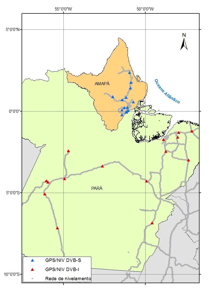 47 FIGURA 5 - ÁREA DE ESTUDO E ESTAÇÕES GPS/NIV UTILIZADAS FONTE: A autora (2014) 3.