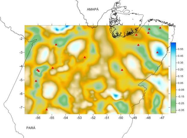 Da mesma forma que para o DVB-S, os efeitos RTM foram aplicados sobre o RMS