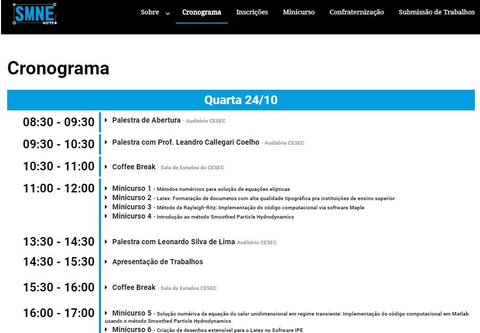 De acordo com o cronograma apresentado no plano de trabalho, neste momento, estão sendo oferecidos mais cursos à comunidade acadêmica.