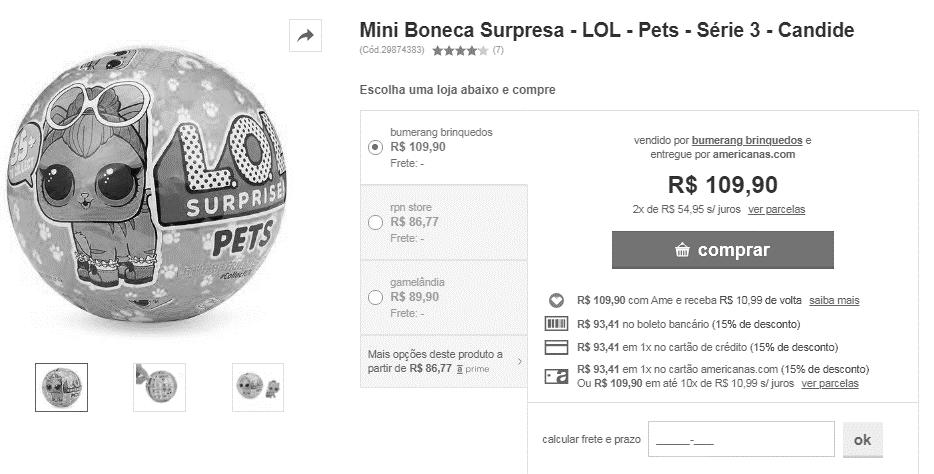 Aumentando sua RELEVÂNCIA Na vitrine patrocinada, caso elegível