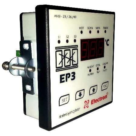 DADOS TÉCNICOS Relé de Proteção Térmica Tensão de Operação 48 a 275 Vcc/Vac 50/60 Hz ou 24Vcc Temperatura de Operação -10 a + 70 C Consumo < 15 W Entrada de Medição de Temperatura Até 3 Pt100 Ohm a 0