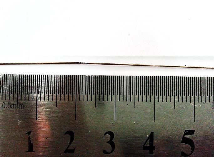 5.2 Fios NiTi de 0.4 mm de diâmetro 5.2.1 Análise macroscópica da solda A Figura 46 mostra o aspecto macroscópico da junta soldada para os fios NiTiA e NiTi400 com 0,4 mm de diâmetro.