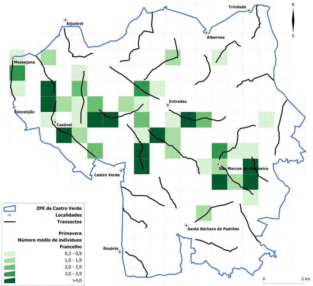 Uma vez que o limite inferior da presente estimativa populacional se situa em 506 indivíduos, o que corresponde a cerca de 253 casais, verifca-se que a estimativa para a ZPE resultante do presente