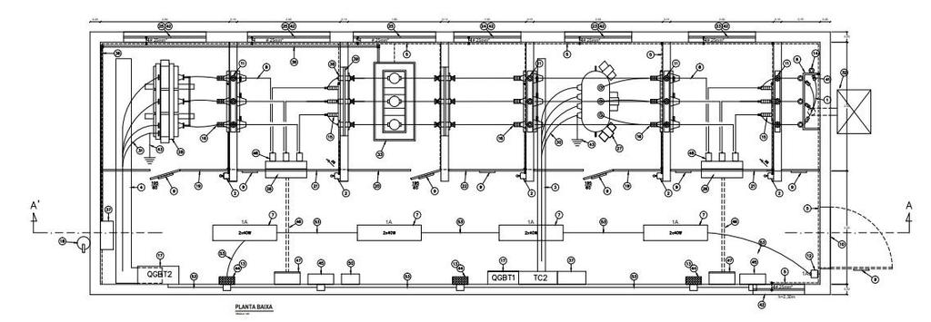 13 3.3.2 Planta Baixa É a vista superior de uma edificação cortada por um plano horizontal a uma altura de