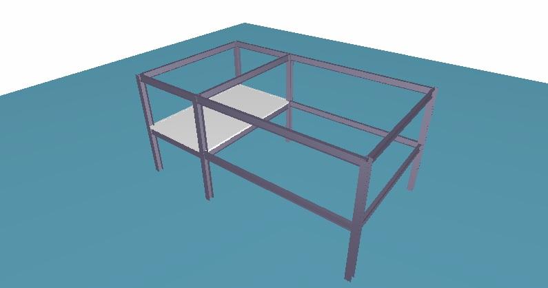 Metal Check Projeto de uma edificação detalhada com estrutura metálica e lajes treliçadas. Entendendo o projeto São três pavimentos: Fundação, Mezanino e Cobertura. A seguir temos imagens do projeto.