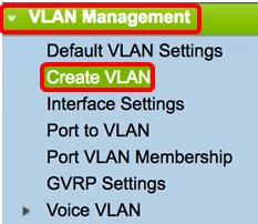 Etapa 2. Na tabela de vlan, o clique adiciona para criar um VLAN novo. Etapa 3.