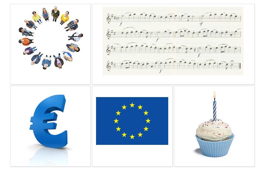 Contributo da Cultura Símbolos da Identidade Europeia Lema
