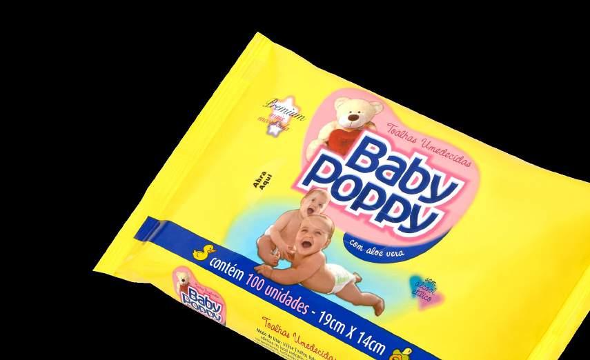 Baby Poppy Toalhas umedecidas Macias e espessas, as Toalhas Umedecidas