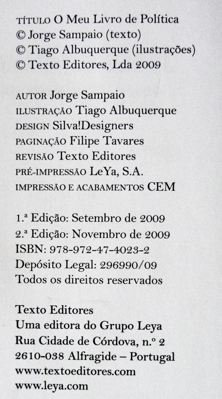 Na FICHA TÉCNICA Título Autor (escritor) Editora