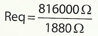 Associação Paralela com Dois Resistores Diferentes: Formula 2: * O procedimento é o seguinte: Substituir os valores na fórmula.