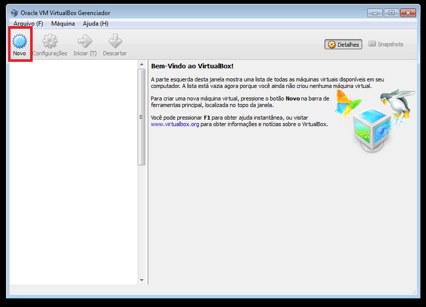 Aula 3 Criando a máquina virtual do Windows Server Nessa aula criaremos uma máquina