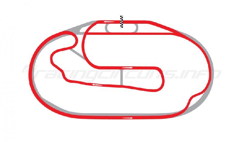 Além do mini oval, ainda há um circuito misto dentro do autódromo de Atlanta que se interliga com o quad oval. Este traçado misto costuma receber corridas de exibição.