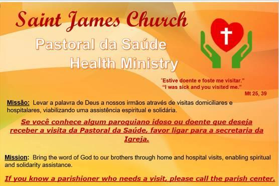 St. James R.C. Church 04 November de Novembro 4, 2018 de 2018 3 Meus queridos paroquianos Somos chamados ao amor. Este é o mandamento do Senhor Jesus para seus discípulos.