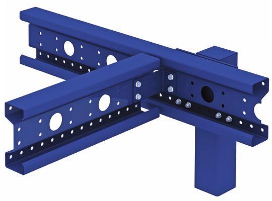 Sistema SIGMA Este tipo de mezanino se caracteriza por utilizar elementos perfilados a frio: - Vigas principais ou mestras. - Vigas secundárias ou correias.