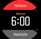 Em Geral» Hora/data, toque em Hora dupla para definir o fuso horário selecionando um local. 3.34.1. Rel. alarme O seu dispositivo tem um alarme que pode tocar uma vez ou repetir em dias específicos.