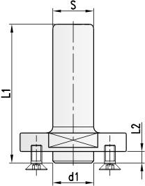 A423 Árvores porta fresas - Eje portafresas PowerLock System d1 L2 TK A S D 30 40 48 26 HSK 63WE 85 A423.030.040.61 80 A423.030.080.61 140 A423.030.140.61 180 A423.030.180.61 40 80 58 26 HSK 63WE 85 A423.